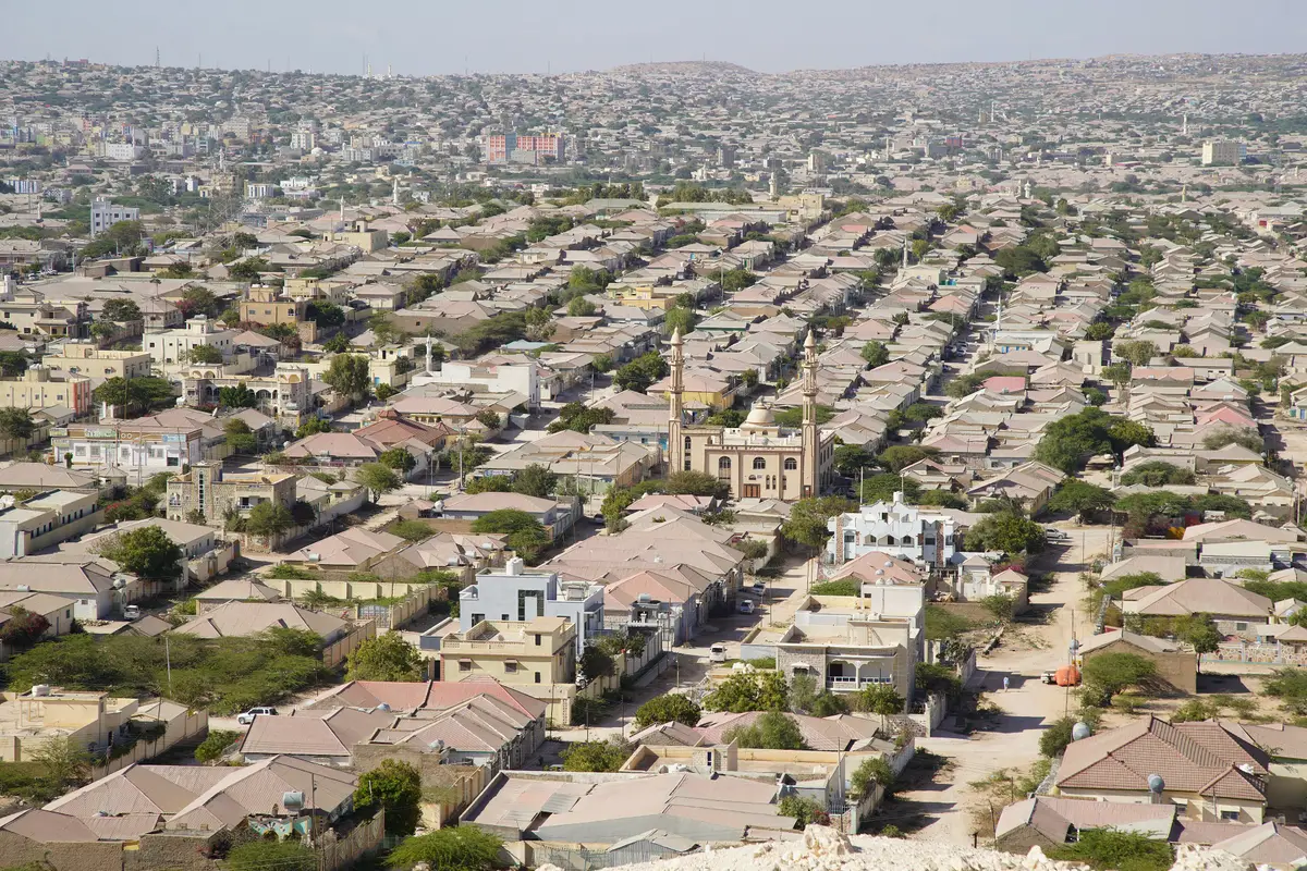 View across the rooftops of Hargeisa, home of SCF’s head office